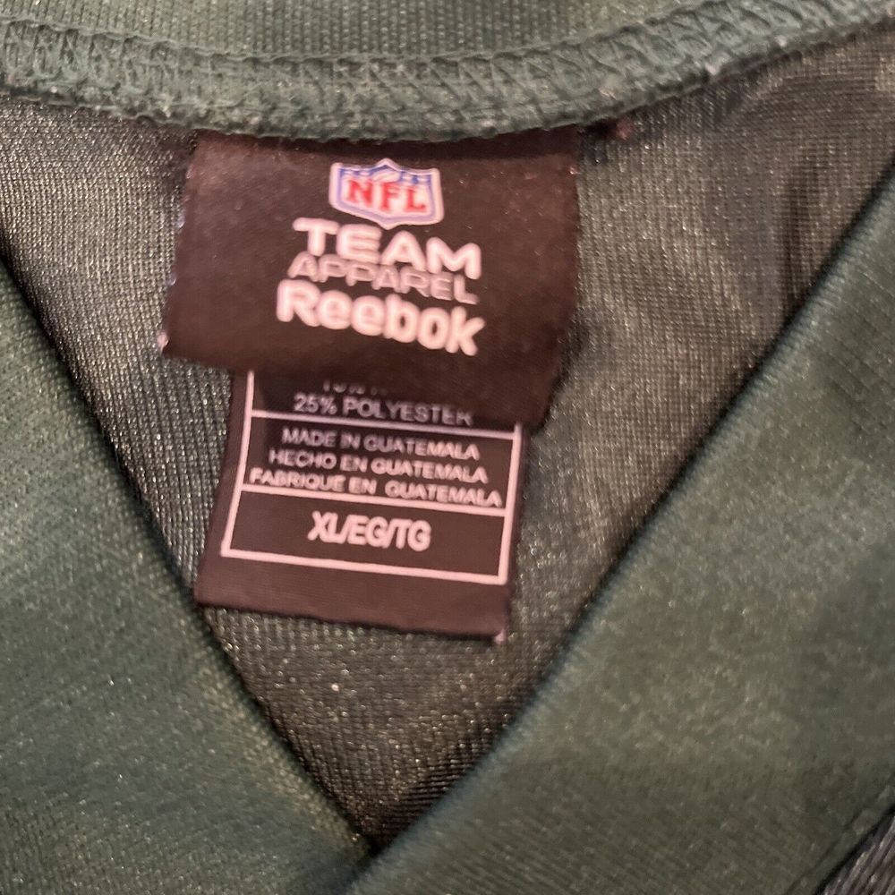 New York Jets Mark Sanchez Reebok Mens Size XL Green Football NFL Jersey‎ Shirt - Picture 8 of 8